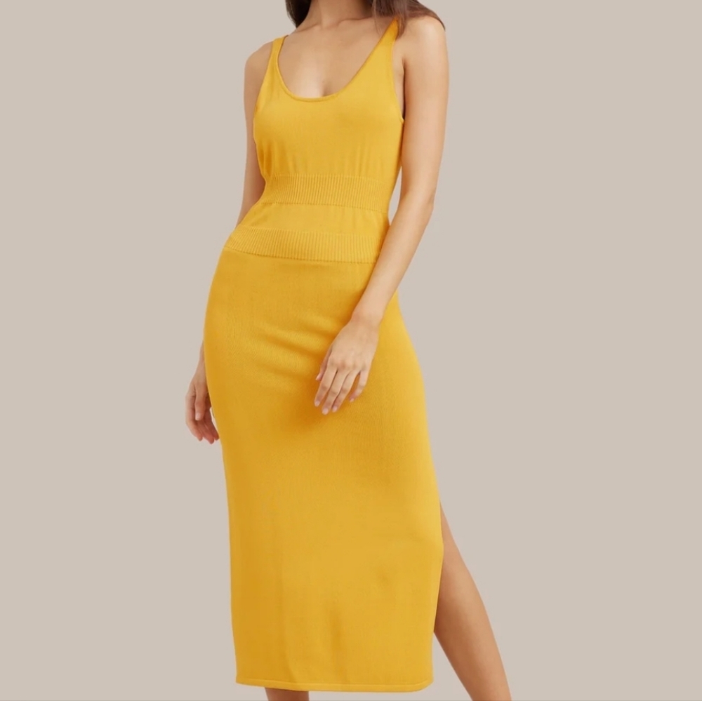 Modern Citizen Mariam Scoop Neck Knit Midi Dress